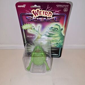 SUPER7 REACTION WEIRD SCIENCE GLOW IN DARK SHIT-TOAD CHET SDCC EXCUSIVE FIGURE